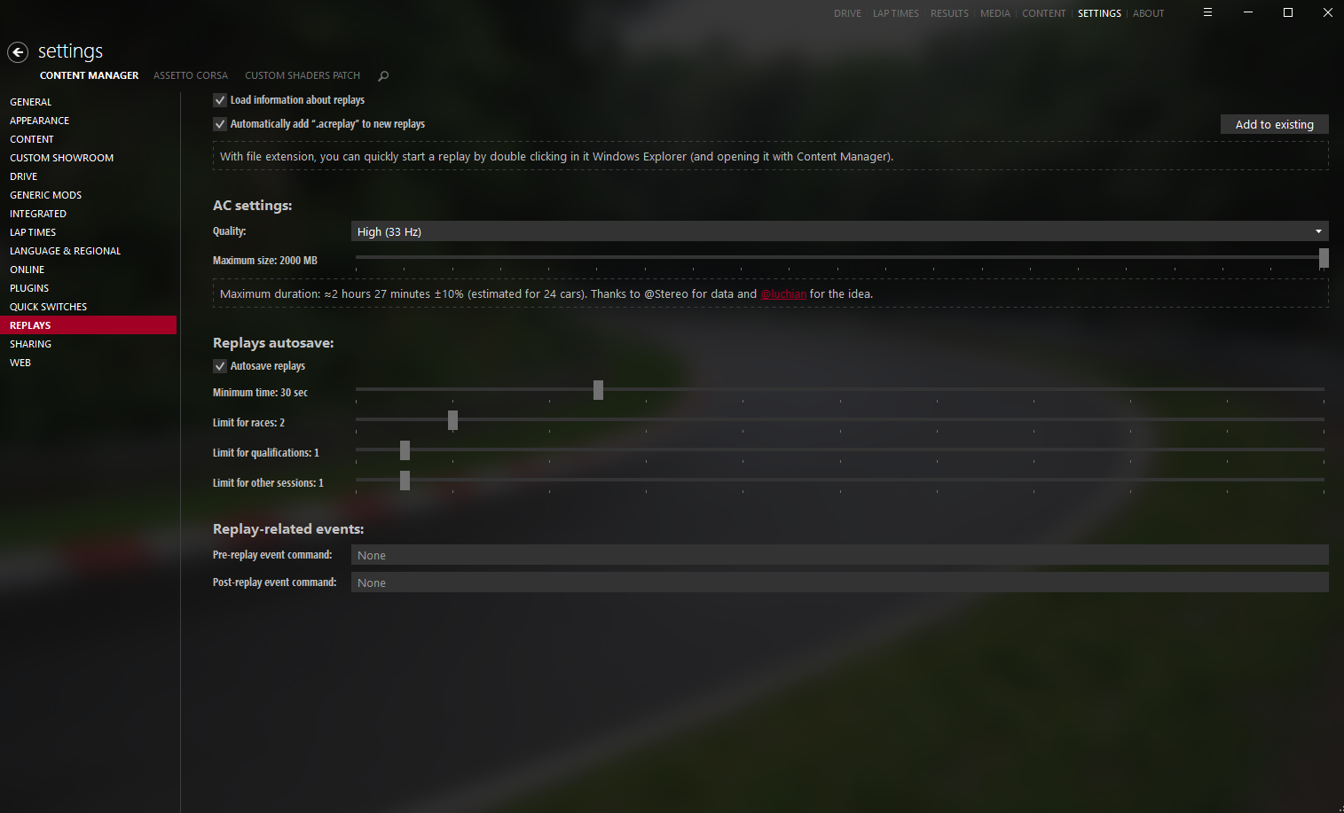 Assetto Corsa Content Manager - Download